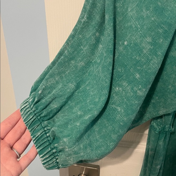 Umgee Green Tunic Dress - Picture 3 of 8